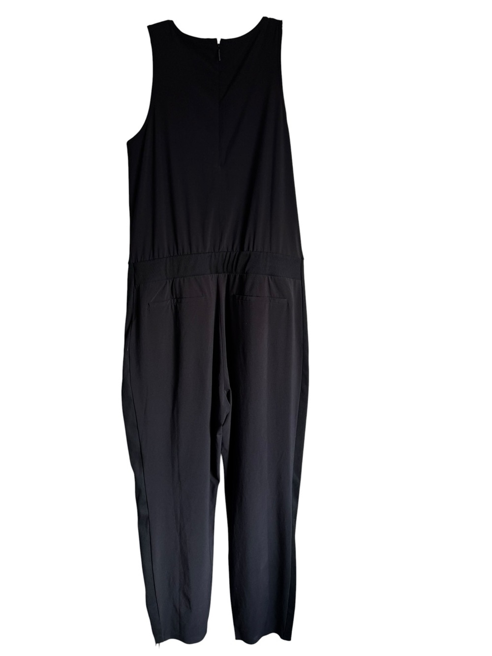 Athleta Womens Brooklyn Jumpsuit Sleeveless Black Athleisure Casual Size 14 - Picture 4 of 14